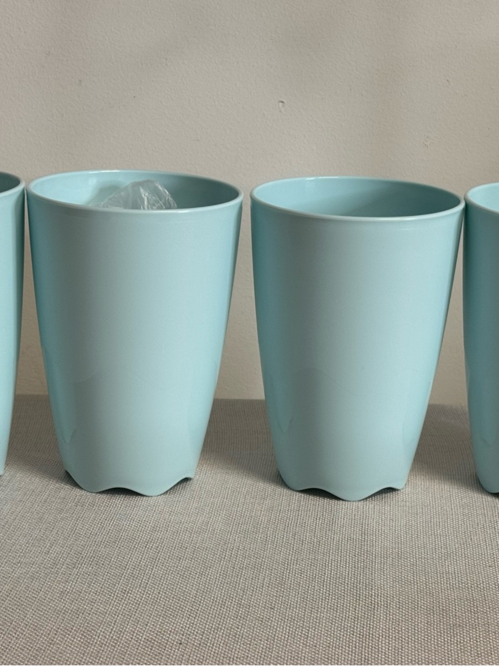 Tupperware Pale Aqua Drinking Cups